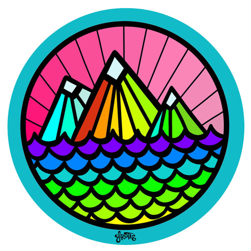 Mountain View Sticker